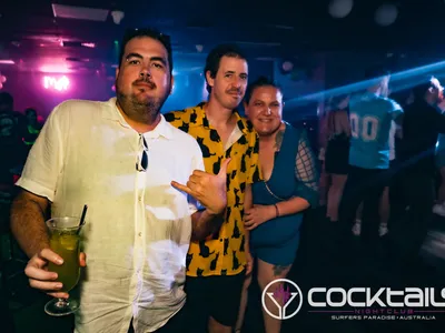 A professional photo of guests enjoying themselves at Cocktails Nightclub from our gallery.