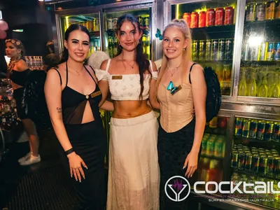 A professional photo of guests enjoying themselves at Cocktails Nightclub from our gallery.