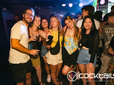 A professional photo of guests enjoying themselves at Cocktails Nightclub from our gallery.