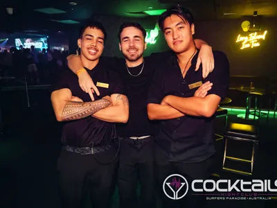 A professional photo of guests enjoying themselves at Cocktails Nightclub from our gallery.