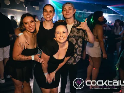 A professional photo of guests enjoying themselves at Cocktails Nightclub from our gallery.