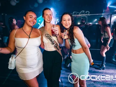 A professional photo of guests enjoying themselves at Cocktails Nightclub from our gallery.