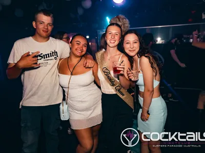 A professional photo of guests enjoying themselves at Cocktails Nightclub from our gallery.