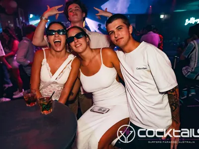 A professional photo of guests enjoying themselves at Cocktails Nightclub from our gallery.