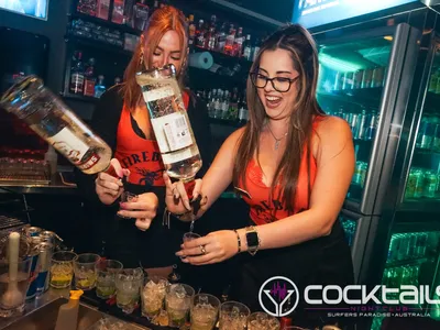 A professional photo of guests enjoying themselves at Cocktails Nightclub from our gallery.