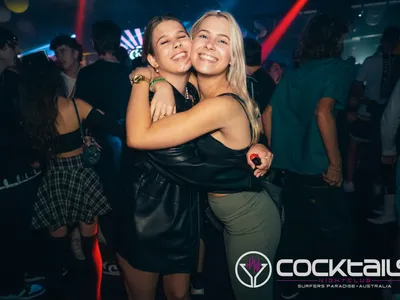 A professional photo of guests enjoying themselves at Cocktails Nightclub from our gallery.