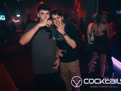 A professional photo of guests enjoying themselves at Cocktails Nightclub from our gallery.