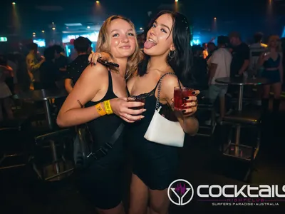 A professional photo of guests enjoying themselves at Cocktails Nightclub from our gallery.