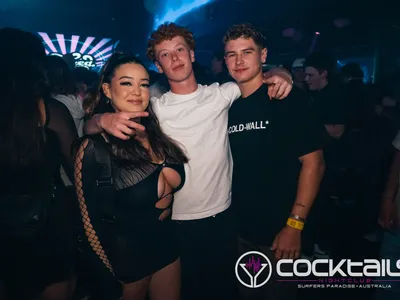 A professional photo of guests enjoying themselves at Cocktails Nightclub from our gallery.