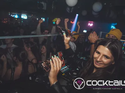 A professional photo of guests enjoying themselves at Cocktails Nightclub from our gallery.