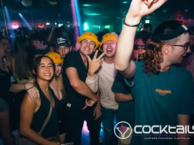 A professional photo of guests enjoying themselves at Cocktails Nightclub from our gallery.