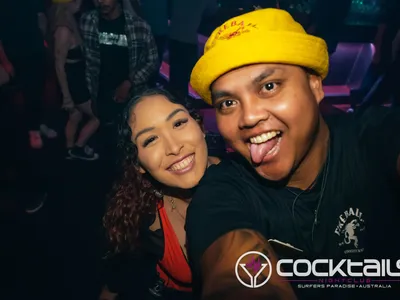 A professional photo of guests enjoying themselves at Cocktails Nightclub from our gallery.