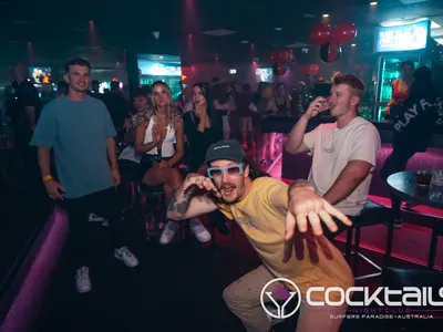 A professional photo of guests enjoying themselves at Cocktails Nightclub from our gallery.