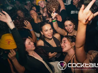 A professional photo of guests enjoying themselves at Cocktails Nightclub from our gallery.