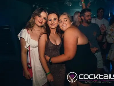 A professional photo of guests enjoying themselves at Cocktails Nightclub from our gallery.