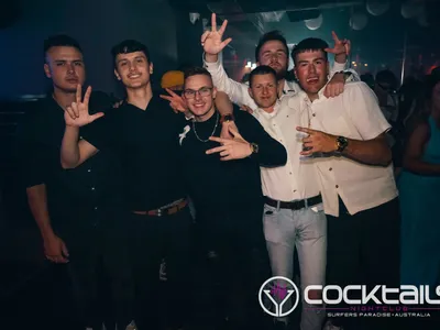 A professional photo of guests enjoying themselves at Cocktails Nightclub from our gallery.