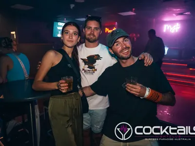 A professional photo of guests enjoying themselves at Cocktails Nightclub from our gallery.