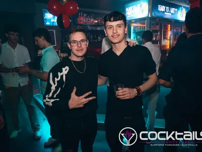 A professional photo of guests enjoying themselves at Cocktails Nightclub from our gallery.