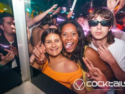 A professional photo of guests enjoying themselves at Cocktails Nightclub from our gallery.