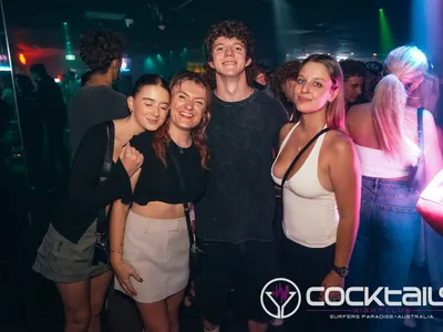 A professional photo of guests enjoying themselves at Cocktails Nightclub from our gallery.