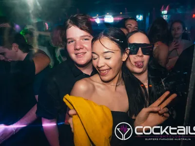 A professional photo of guests enjoying themselves at Cocktails Nightclub from our gallery.