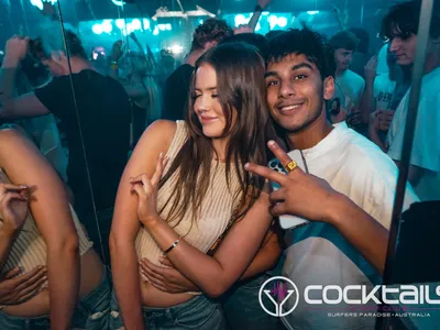 A professional photo of guests enjoying themselves at Cocktails Nightclub from our gallery.