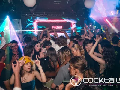 A professional photo of guests enjoying themselves at Cocktails Nightclub from our gallery.