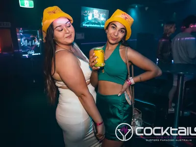 A professional photo of guests enjoying themselves at Cocktails Nightclub from our gallery.