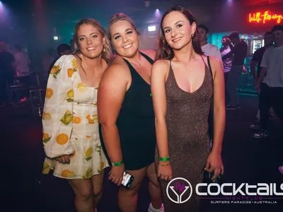 A professional photo of guests enjoying themselves at Cocktails Nightclub from our gallery.