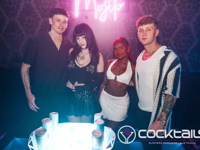 A professional photo of guests enjoying themselves at Cocktails Nightclub from our gallery.