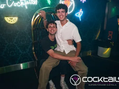 A professional photo of guests enjoying themselves at Cocktails Nightclub from our gallery.