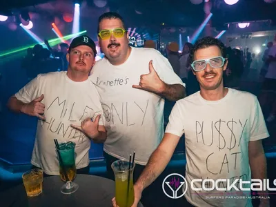 A professional photo of guests enjoying themselves at Cocktails Nightclub from our gallery.