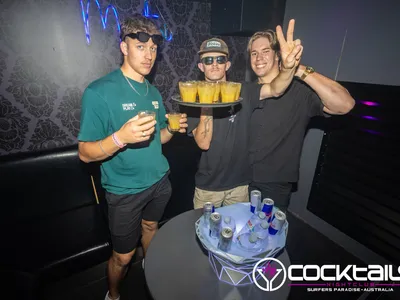 A professional photo of guests enjoying themselves at Cocktails Nightclub from our gallery.