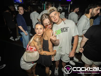 A professional photo of guests enjoying themselves at Cocktails Nightclub from our gallery.