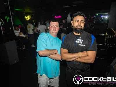 A professional photo of guests enjoying themselves at Cocktails Nightclub from our gallery.