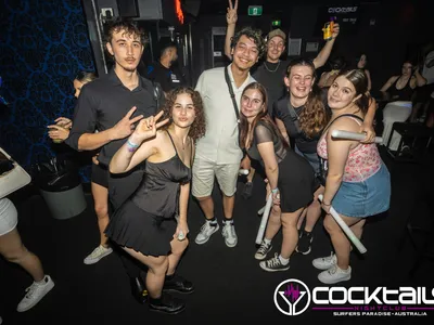 A professional photo of guests enjoying themselves at Cocktails Nightclub from our gallery.