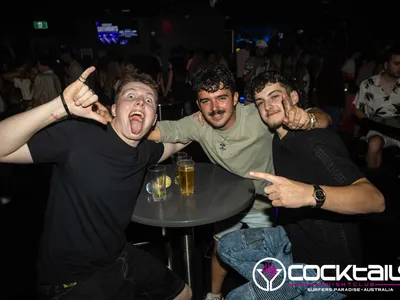 A professional photo of guests enjoying themselves at Cocktails Nightclub from our gallery.