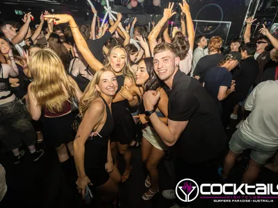 A professional photo of guests enjoying themselves at Cocktails Nightclub from our gallery.