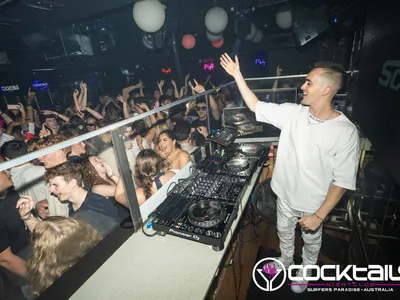 A professional photo of guests enjoying themselves at Cocktails Nightclub from our gallery.