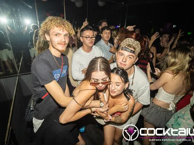 A professional photo of guests enjoying themselves at Cocktails Nightclub from our gallery.