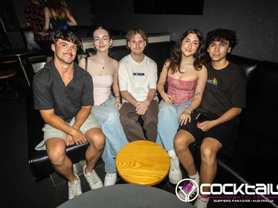 A professional photo of guests enjoying themselves at Cocktails Nightclub from our gallery.