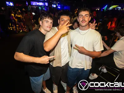 A professional photo of guests enjoying themselves at Cocktails Nightclub from our gallery.