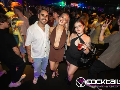 A professional photo of guests enjoying themselves at Cocktails Nightclub from our gallery.