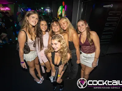 A professional photo of guests enjoying themselves at Cocktails Nightclub from our gallery.