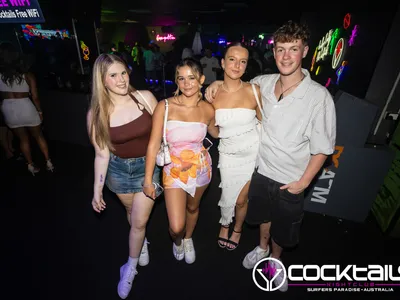 A professional photo of guests enjoying themselves at Cocktails Nightclub from our gallery.