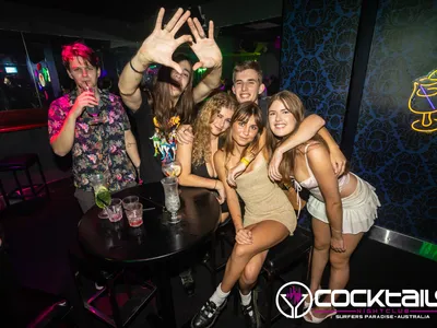 A professional photo of guests enjoying themselves at Cocktails Nightclub from our gallery.