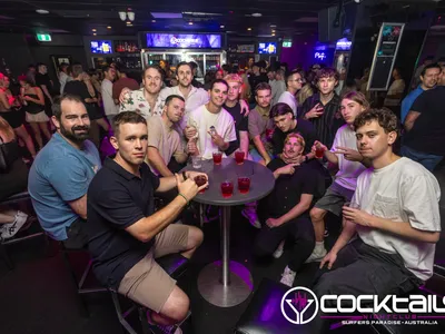 A professional photo of guests enjoying themselves at Cocktails Nightclub from our gallery.