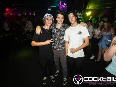 A professional photo of guests enjoying themselves at Cocktails Nightclub from our gallery.