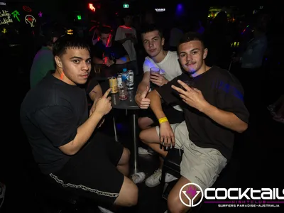 A professional photo of guests enjoying themselves at Cocktails Nightclub from our gallery.