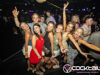 A professional photo of guests enjoying themselves at Cocktails Nightclub from our gallery.